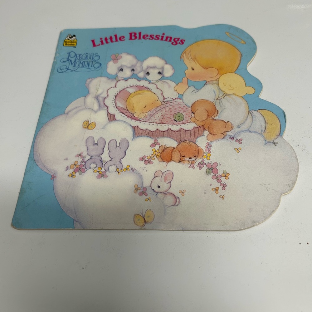 Precious Moments Blue and White Angel Book